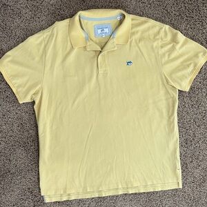 Southern Tide Light Yellow Polo Shirt